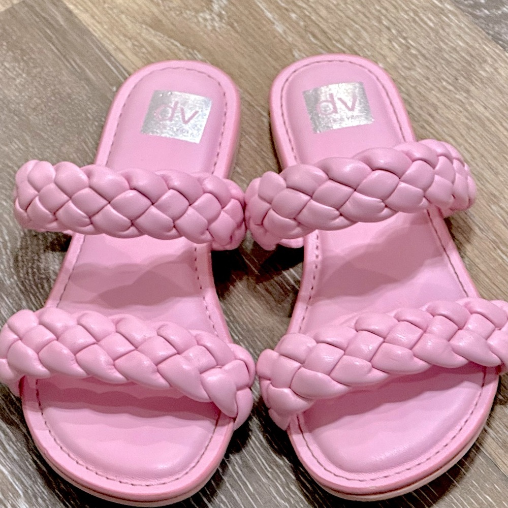 Dolce Vita Pink Braided Sandals